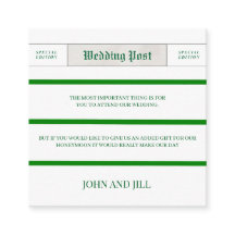 Einlagekarten Hochzeitskarte im Stil alter Zeitung