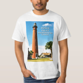 Einlass-Leuchtturm Ponce Des Leon, Florida-T - T-Shirt