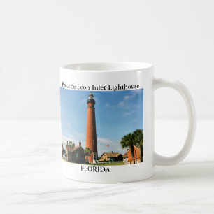 Einlass-Leuchtturm Ponce Des Leon, Florida-Tasse Tasse
