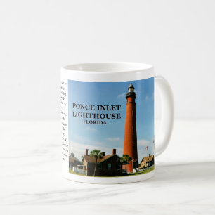 Einlass-Leuchtturm Ponce Des Leon, Florida-Tasse Tasse