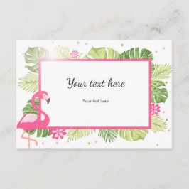 Einlegen der Karte Flamingo Tropical Pink Gold Haw