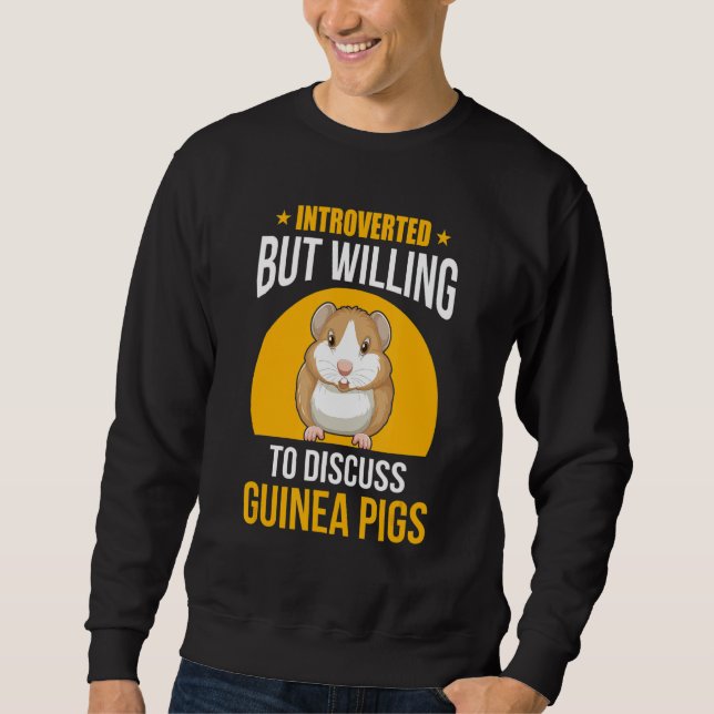 Einleitung, aber willens, Guinea zu diskutieren Sweatshirt (Vorderseite)