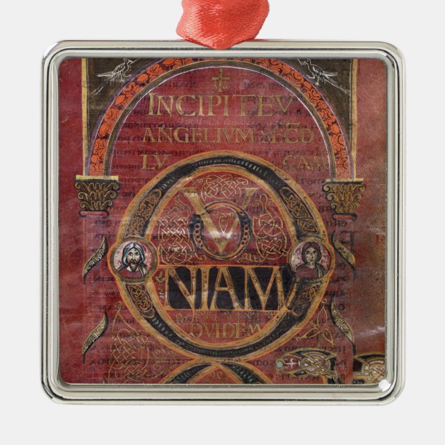 Einleitung des Evangeliums von St Luke Silbernes Ornament (Vorne)