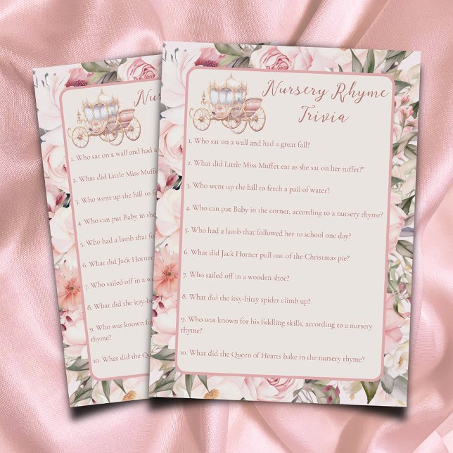 Einmal auf dem Time Kinderzimmer Rhyme Trivia Baby Begleitkarte (Von Creator hochgeladen)