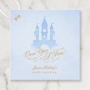 Einmal auf der Messe Burg Babydusche Geschenkanhänger