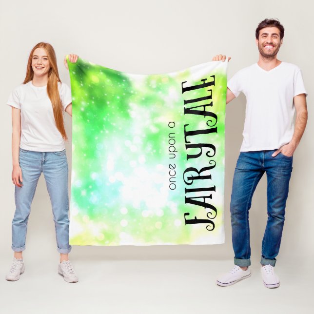 Einmal auf einem Märchen Fleecedecke (Beispiel)
