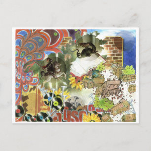 Einmal auf einen Ritter Postkarte