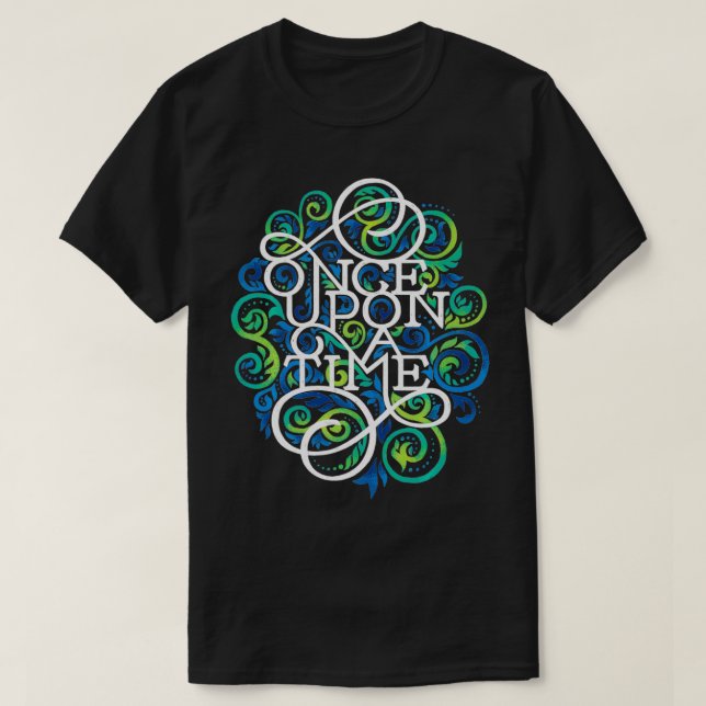 Einmal auf Niedliche Buchstaben  T-Shirt (Design vorne)