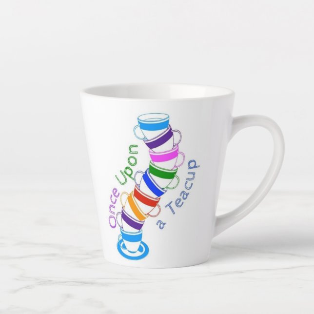 Einmal bei einer Teacup-Tasse Milchtasse (Rechts)