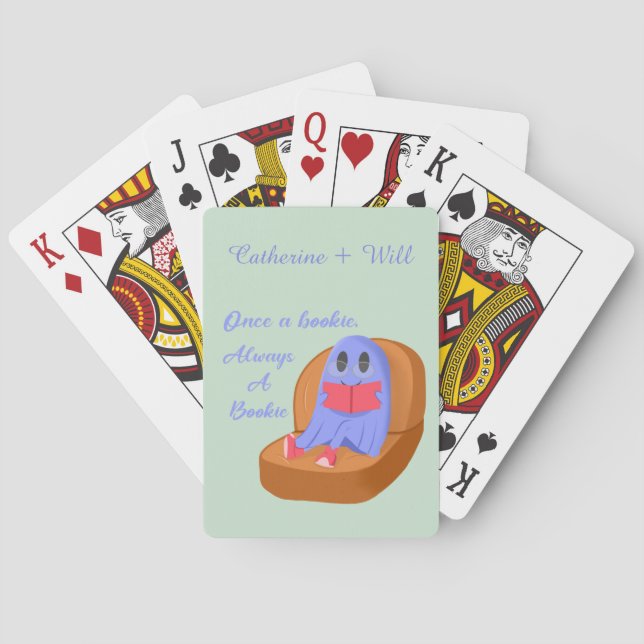 Einmal Buchmacher, immer Buchmacher  Spielkarten (Rückseite)