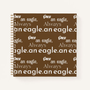 Einmal ein Adler, immer ein Adler. Inspirierender Notizbuch