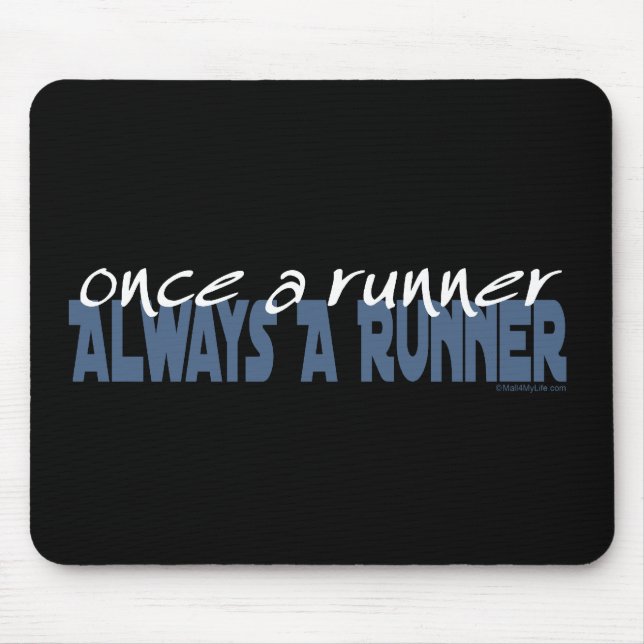 Einmal ein Läufer Mousepad (Vorne)