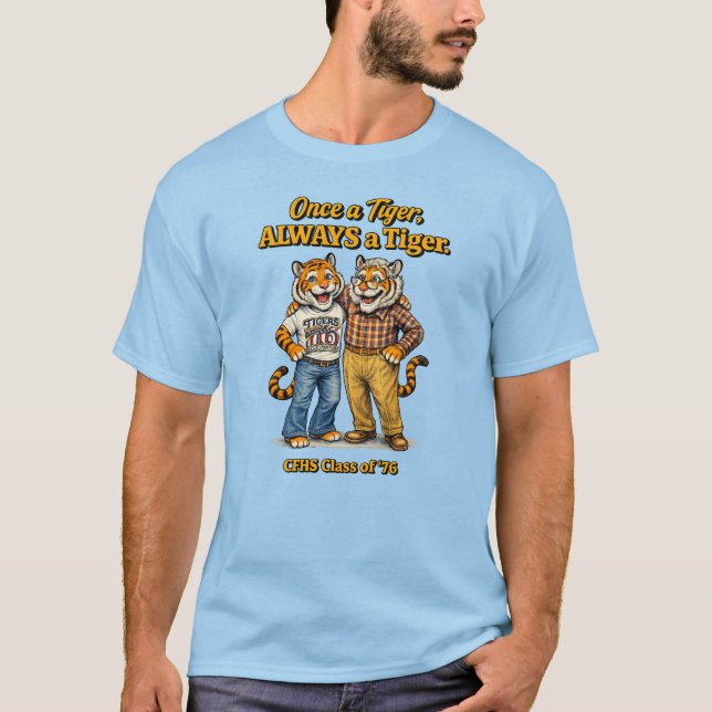 Einmal ein Tiger (M) T-Shirt (Vorderseite)