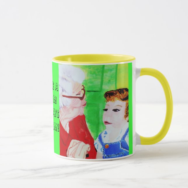 EINMAL EINE MAMA, IMMER EINE MAMA Tasse (Rechts)