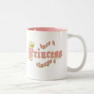 EINMAL EINE PRINZESSIN ALWAYS A PRINZESSIN ZWEIFARBIGE TASSE