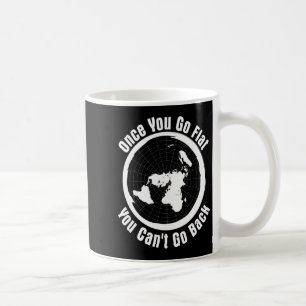 Einmal Flach Immer Flach Flache Erde Hu T Kaffeetasse