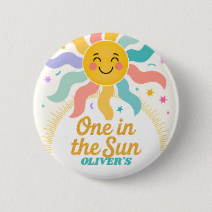 Einmal in der Sonne Party Favor Button