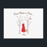 Einmal in der Zeit Postkarte<br><div class="desc">Ein märchenhafter Charakter ist ein großartiges Design für ein Kinderprojekt.</div>