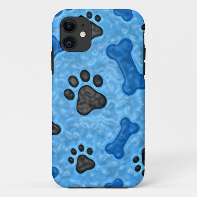 Einmal in einem blauen Hund Case-Mate iPhone Hülle (Rückseite)