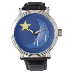 Einmal in einem blauen Mond Armbanduhr