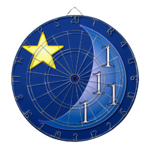 Einmal in einem blauen Mond Dartscheibe