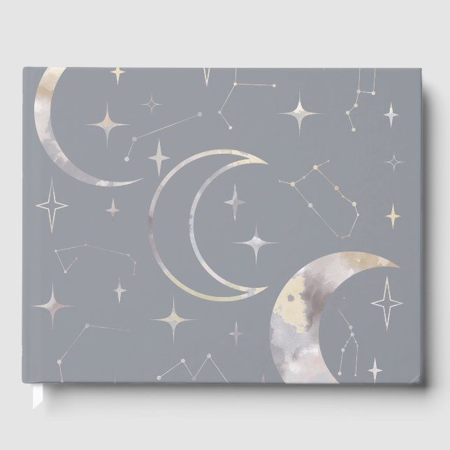 Einmal in einem blauen Mond Gästebuch (Vorderseite)