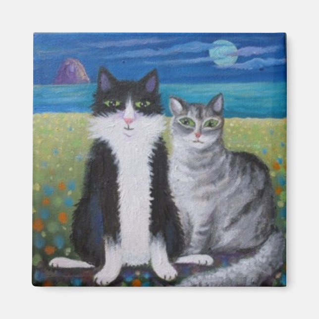 Einmal in einem blauen Mond Magnet (Vorne)