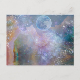 Einmal in einer Blue Moon Postkarte