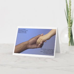 Einmal in einer lebenslangen Freundschaft Karte