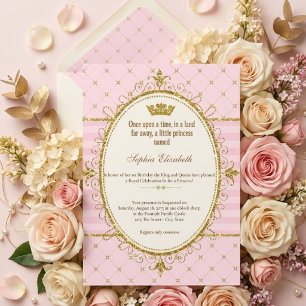 Einmal in einer Zeit Prinzessin 1. Geburtstag Einl Einladung