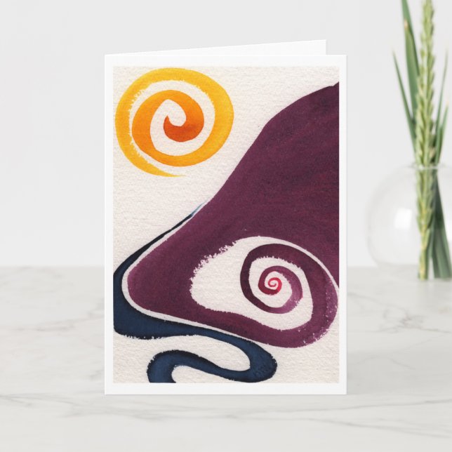 Einmal in New Mexico, Notecard Karte (Vorderseite)