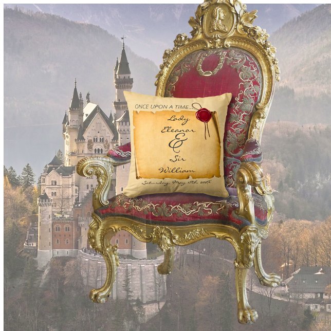 Einmal mittelalterliches Scroll Wax Siegel Kissen (Von Creator hochgeladen)