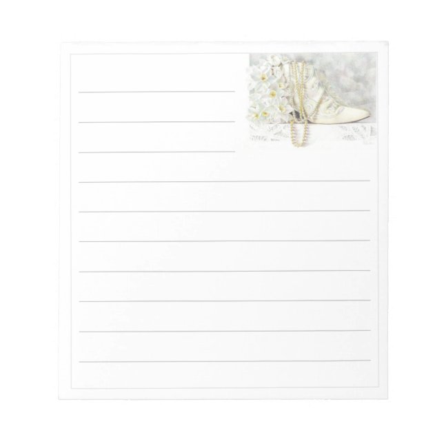 EINMAL NACH 5.5"x6" Notepad + Linien Notizblock (Vorderseite)
