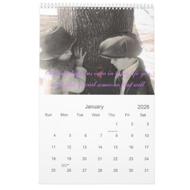 Einmal nach einer Braut mein Leben für… Kalender (Jan 2026)