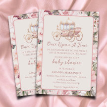 Einmal pinkfarbene Prinzessin-Baby-Dusche