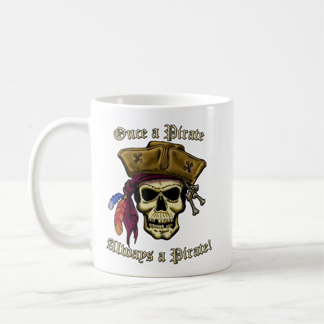 Einmal Pirat Kaffeetasse (Links)