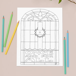 Einmal und für alle Hartglas-Cross-Farbkarten Einladung