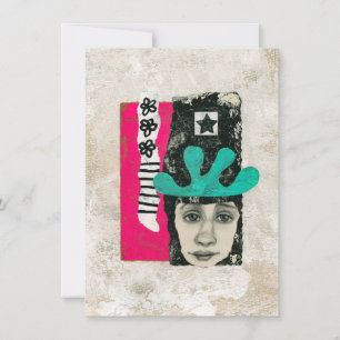 Einmal und immer eine Abstrakte Lunatikkarte Karte