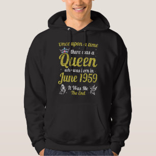 Einmal war eine Königin im Juni Geboren Hoodie