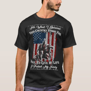 Einmal war ich bereit, meinem Leben als USA-Flagge T-Shirt