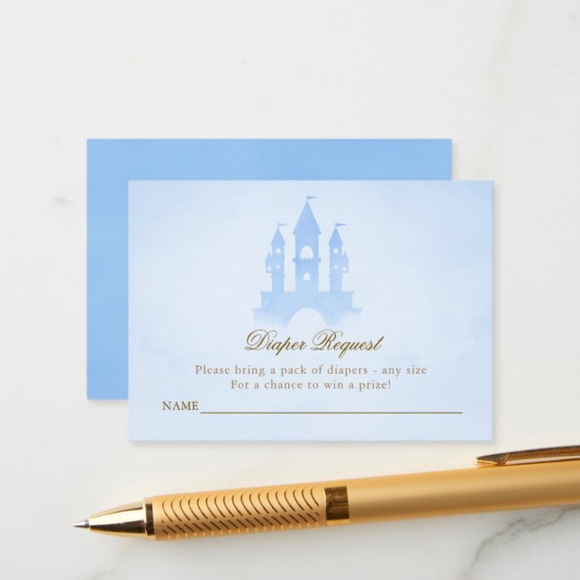 Einmal zu einer Zeit Märchenhof Burg Weinkarte E Begleitkarte (Vorderseite/Rückseite Beispiel)