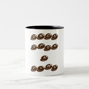 einmal zweifarbige tasse