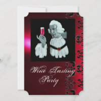 EINMALIERTER WEIN PARTY Damask, Champagner