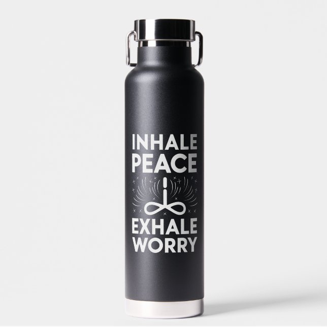 EINMALIGE FRIEDENSEXHALE-SORGE TRINKFLASCHE (Vorne)