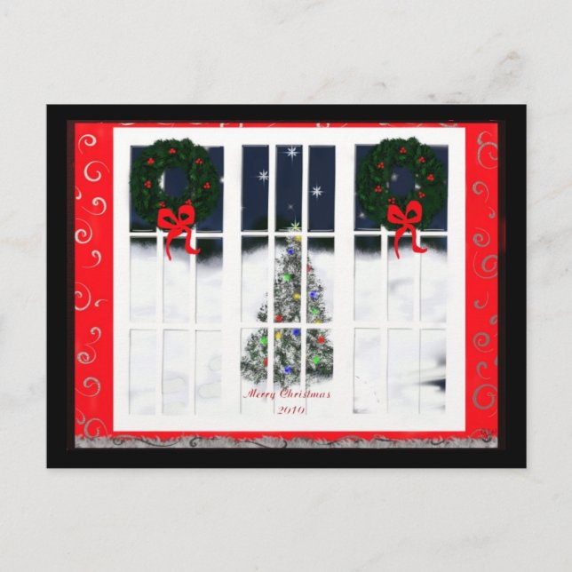 Einmalige Offizielle Weihnachtskarte Feiertagspostkarte (Vorderseite)