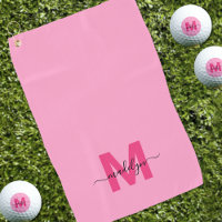 Einmalige Rosa Bezeichnung Monogramm