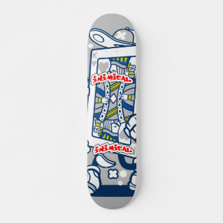 Einmalige Spielkarte Skateboard