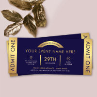 Einmalige Vergabe des Navy & Gold Event Ticket Bus