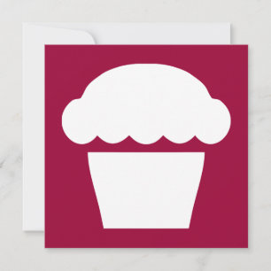 Einmaliger Kuchen/Muffin Einladung