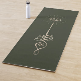 Einmaliger Schlichter Hintergrund - Kiefer- und Do Yogamatte